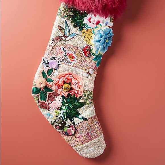 Brand New sold Out Anthropologie stocking - Picture 2 of 4
